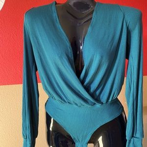 Hunter green Windsor bodysuit size M NWT